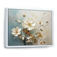 thumbnail image 2 of Designart "Simplistic Seasonal Beauty II" Seasonal Flowers Floater Framed Canvas Art Print, 2 of 5