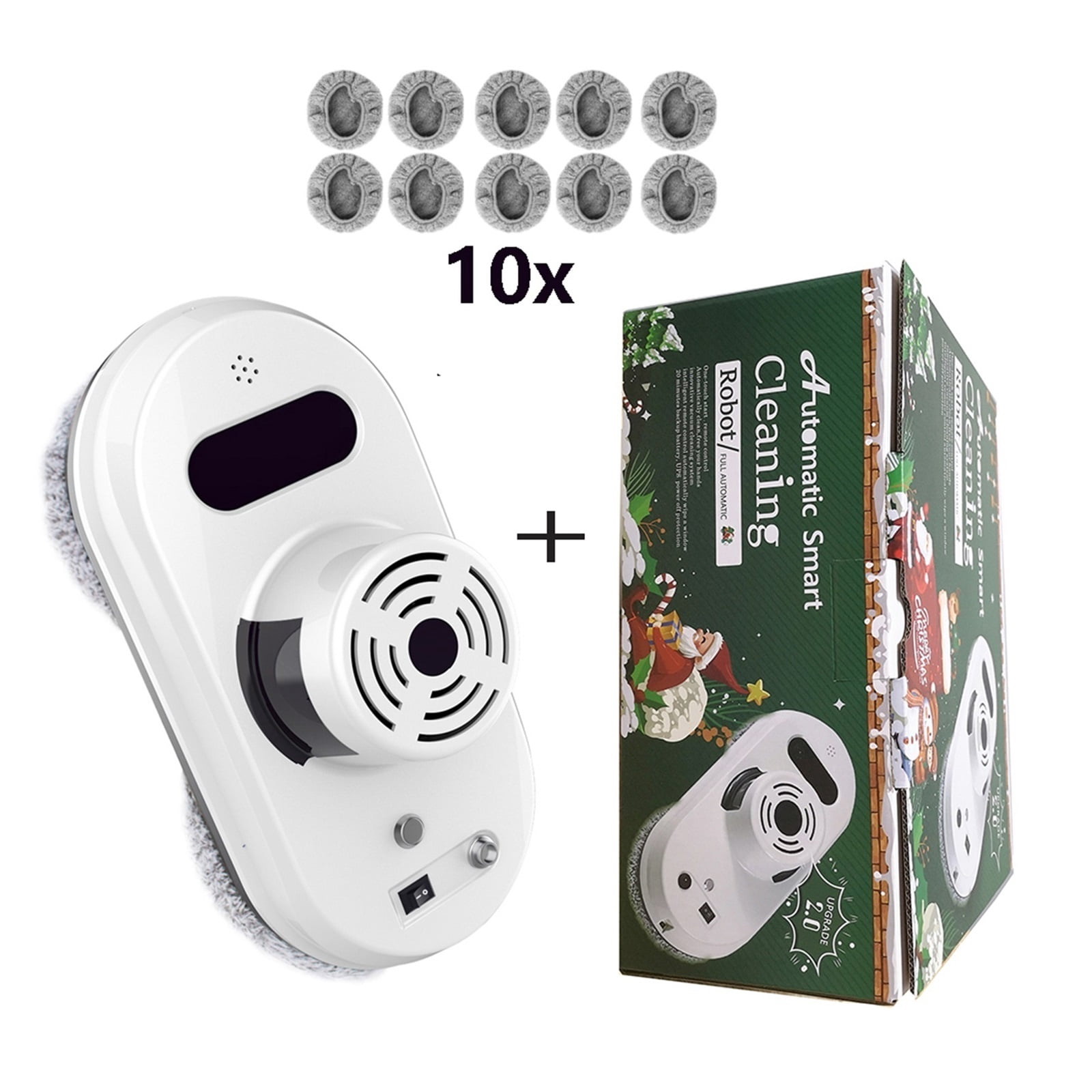 Robot Vacuum Cleaner For Windows Electric Glass Wiper Window Washer For Birthday Christmas Gift Robotic Window Cleaner Windows, Tiles, Bathrooms