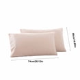 thumbnail image 3 of Aodebiao Microfiber Pillow Cases Standard Size, Soft Pillowcases with Envelope Closure, Wrinkle, Stain Resistant Pillow Covers, 20x26, 3 of 6