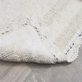 thumbnail image 5 of Absorbent Bath Mat Reversible Crochet Soft and Plush Bathroom Mat 100% Cotton 24x40 Bath Rug, Ivory, 5 of 8