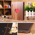thumbnail image 4 of Photo Album,Scrapbook 6 Inches Heart Album With Album Wood Cover Wood Cover Scrapbook Cover Scrapbook 6 Mewmewcat Diy Album Wood 6 Inches Picture With Book Couples Album With Book Dsfen Zdhf, 4 of 6