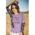 thumbnail image 4 of Childless Cat Lady T-shirt Top for Women, 4 of 7