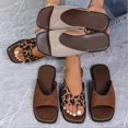 thumbnail image 2 of Summer Squared Toe Slippers Lightweight Easy Slip-on Slipper for Party/Holiday/Casual, 2 of 4