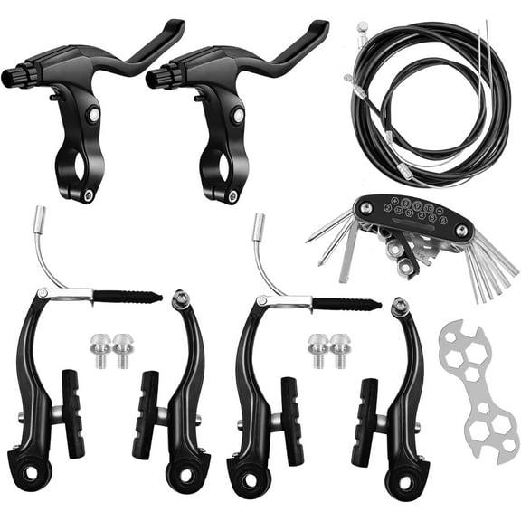 Universal Bike Brake Kit for Most Bikes, Hybrid Caliper with Multi-Tool