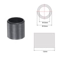 thumbnail image 2 of Uxcell 12mmx14mmx12mm Sleeve Bearings POM Wrapped Oilless Bushings Black 4 Pack, 2 of 5