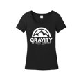 thumbnail image 1 of Womens Gravity Outdoor Co. Short-Sleeve T-Shirt - White Logo - Black - M, 1 of 1