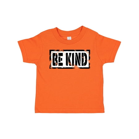 

Inktastic Be Kind Weathered Stencil in Black Gift Toddler Boy or Toddler Girl T-Shirt