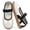 White, variant on BERANMEY Women's Mary Jane Sneakers Vintage Cute Retro Sneakers For Womens Comfortable Flats Walking Casual Shoes Hook & Loop Easy On Non-Slip Flat Sole Daily