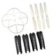 thumbnail image 1 of Juego de Accesorios RC Quadcopter Sunnimix para B5W F20 Incluye 4 Hélices 4 tren de Aterrizaje 4 piezas de Bastidor de Protección negro, 1 of 8