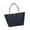 Navy blue, variant on Women Shopping Bag Fashion Handbag All-matching Shoulder Bag Foldable Dumplings Bag Large Capacity Top Handle Bag