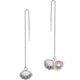 thumbnail image 1 of Pendientes de perlas y pendientes de vieira, 1 of 3