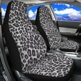 thumbnail image 2 of Binienty Leopard Print Auto Seat Covers for Car Bucket Seats Soft Polyester Anti-Slip Car Front Seat Covers Easy to Install Auto Interior Accessories Universal Fit for Most Cars SUV Van, 2 of 8