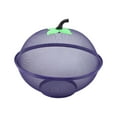 thumbnail image 1 of Cesta de fruta de alambre de hierro, recipiente protector de refrigerio Cesta de fruta de alambre de metal multiusos, para soporte de Violeta Sunnimix Canasta de frutas, 1 of 8