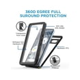 thumbnail image 4 of for Google Pixel 7A Case Waterproof, Clear Water Proof Shockproof Dustproof Snowproof Full Body Rugged Transparent Built-in Screen Protector Underwater Phone Case for Google Pixel 7A, 4 of 7