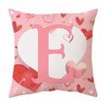 thumbnail image 1 of Xihbxyly Funda de Almohada para San Valentín, con Estampado Romántico, Ideal Como Regalo para Parejas, Decoración para El Hogar, Sala de Estar y Dormitorio, Lavable a Mano, 45 X 45 Cm, 1 of 6