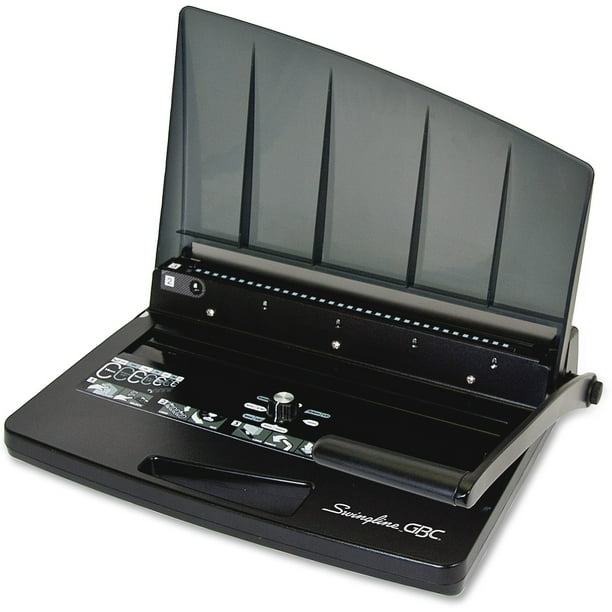 Swingline GBC, SWI7708147, W15 WireBind Binding Machine, 1 Each, Black