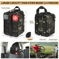 thumbnail image 2 of Kaqinu Survival Kit 250 Pcs with Molle System Compatible Bag,Emergency Tent,Flashlight and more Great Gift for Men Camping Outdoor Adventures, 2 of 7