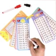thumbnail image 4 of 15Pc Erasable Math Flashcards With 2 Pens & 1 Ring, Reusable Arithmetic Learning Cards For All Ages, School Training & Early Education, 4 of 7