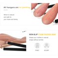 thumbnail image 4 of Perchas para abrigos TOPIA HANGER de madera de cedro sin acabado, paquete de 4, 4 of 7