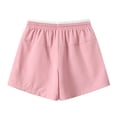 thumbnail image 5 of Girls' Summer Thin Stretch Ice Silk Shorts, Casual Sports And Exercise Shorts, Running Dolphin Shorts Size 4-13, 5 of 9