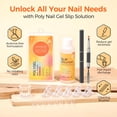 thumbnail image 2 of Kit de formas de uñas GELLAKTIK, 100 unidades, para poligel y gel constructor, 2 of 7