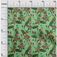 thumbnail image 2 of oneOone Polyester Spandex Sea Green Fabric Tropical Dress Material Fabric Print Fabric By The Yard 56 Inch Wide, 2 of 5