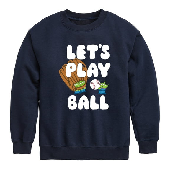 Toy Story - Let's Play Ball - Toddler And Youth Crewneck Fleece Sweatshirt