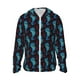 thumbnail image 1 of Fotbe Blue Seahorse Chaqueta con Protección Solar UPF 50+ para Hombre y Mujer, Camisa con Capucha y Bolsillos-XX-Large, 1 of 7