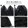 thumbnail image 4 of LWP Women's Lingerie Sexy Nightwear Spaghetti Strap Nightgown Babydoll Chemise, 4 of 10