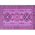 thumbnail image 1 of Ahgly Company Indoor Rectangle Persian Purple Traditional Area Rugs, 7' x 9', 1 of 4