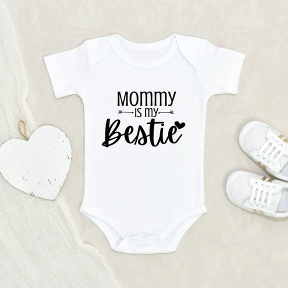 Cute Newborn Baby Clothes - Mom Is My Bestie Baby Clothes - Mother's Day Baby Clothes