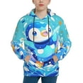 thumbnail image 6 of Piplup Youth Cartoon Hoodie Fashion Long Sleeve Kids Pullover Coat Casual Hoody Hooded Sweatshirts for Boys Girls, 6 of 8