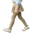 thumbnail image 2 of Bixock Toddler Girls Leggings Warm Knit Pantyhose Tights Footless Elastic Waist Bow Solid Color Soft Stretch Dance Training Indoor Casual Wear Size 2-3Years, 2 of 6