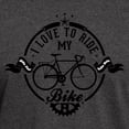 thumbnail image 3 of CafePress - I Love To Ride My Bike Dark T Shirt - Men's Classic Graphic Cotton T-Shirt, 3 of 4