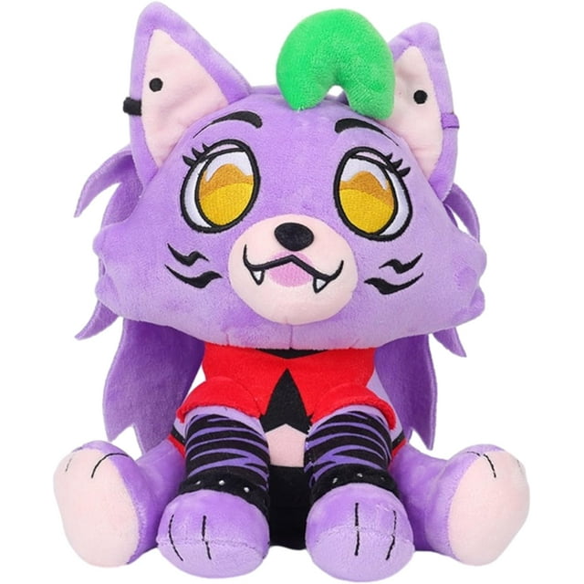 Zshan Roxanne Wolf Plush Toy - Roxy Plush from FNAF with Five Nights Game Fans - Collectible Freddy Plushie, Perfect for FNAF Plush Collection (Purple Wolf)25cm