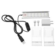 USB LED Aquarium Fish Tank Light 16-40cm Panel Blub Blue+White Lamp 2835 LED 6500K