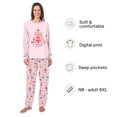 thumbnail image 2 of Nutcracker Squad Matching Family Christmas Pajamas, Pink Nutcracker Christmas Tree Holiday PJs for Family and Pet, 2 of 7