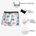 thumbnail image 5 of Wukai Sea Turtle Print Men’s Underwear Breathable Boxer Briefs,&nbsp;Moisture Wicking & Breathable-Medium, 5 of 7