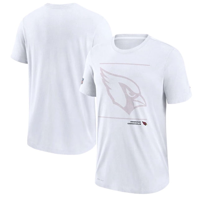 T-Shirt à Manches Courtes en Coton de Performance de l'Équipe Sideline de Football de la NFL