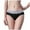 Black, variant on Women High Waist Cotton Knickers Ladies Panties Full Coverage Briefs Underpants Plus Size Multicolor