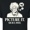 thumbnail image 3 of Golden Girls - Picture It Sicily - Juniors Cropped Cotton Blend T-Shirt, 3 of 5