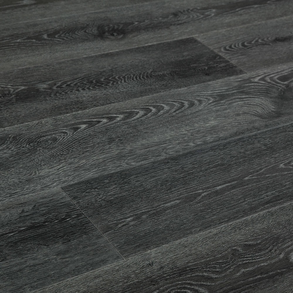 Lamton Laminate Flooring 12mm Water, Charcoal Grey Laminate Flooring