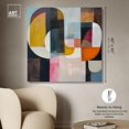 thumbnail image 5 of Colorful Pieces Canvas Colorful Wall Art by Art Remedy, Gallery Wrapped, 40" x 40", 5 of 7