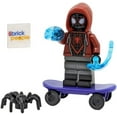 thumbnail image 1 of LEGO Superheroes Spider-Man: Miles Morales Minifigurine Planche à Roulettes Explosions de Toile, 1 of 5