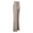 thumbnail image 5 of Sngxgn Pants for Women Elastic High Waist Drawstring Lounge Trousers Casual Loose Pants with Pockets(Khaki,S), 5 of 8