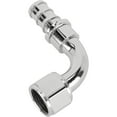 thumbnail image 4 of 90 Degree Socketless Push-On Hose End Fitting, Nickel, -12 AN, 4 of 6