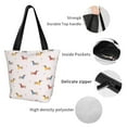 thumbnail image 3 of Bingfone Dachshund Dog Puppy Women Shoulder Tote Bags Casual Bag Ladies Shopping Handbag, 3 of 6