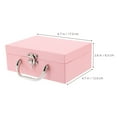 thumbnail image 2 of GOOHOCHY 1Pack Mini Convenient Storage Suitcase Pink Rectangular Thickened Paper For Home Use Office Use, 2 of 6
