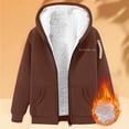 thumbnail image 4 of Felirenzacia Hoodies for Women Winter Fleece Coat Full Zip Up Thick Sherpa Lined Hooded Jacket, 4 of 4