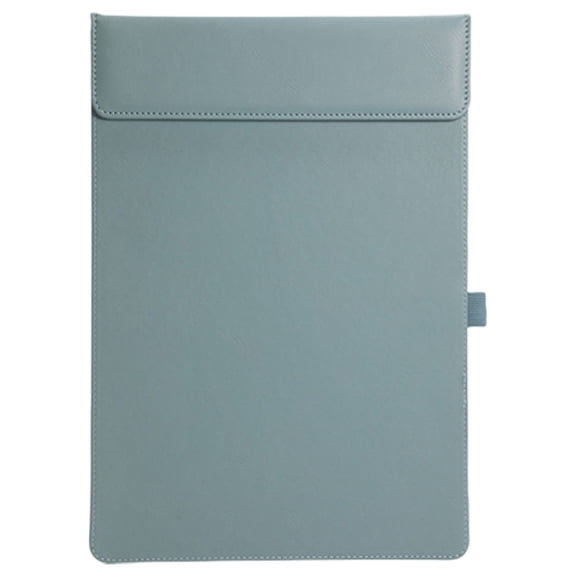 Solivara Pu Leather Letter Size Clipboard Padfolio With Writing Board For Business Meeting And Desk Memo Organizer(Light Blue,As Shown)
